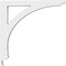 Ekena Millwork Legacy Architectural Grade PVC Bracket, 5/8"W X 8"D X 8"H BKTP01X08X08LE - alternate 4